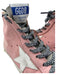 Golden Goose Shoe Size 36 Pink & White Suede Laces Colorblock High Top Sneakers Pink & White / 36