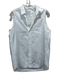 Frank & Eileen Size M White Cotton Sleeveless Button Front Chest Pocket Top White / M