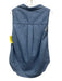 Frank & Eileen Size S Light Chambray Cotton Sleeveless Button Front Top Light Chambray / S