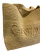 Saint Laurent Beige Raffia Leather trim Logo Tote Bag Beige / XL
