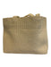 Saint Laurent Beige Raffia Leather trim Logo Tote Bag Beige / XL