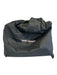 Saint Laurent Black Raffia Leather trim Logo Tote Bag Black / XL