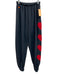 Aviator Nation Size S Dark Gray & Red Polyester Blend heart patch Sweatpants Dark Gray & Red / S