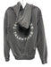 Talentless Size S Washed Gray Cotton Fleece Back Logo Kangaroo Pocket Sweatshirt Washed Gray / S