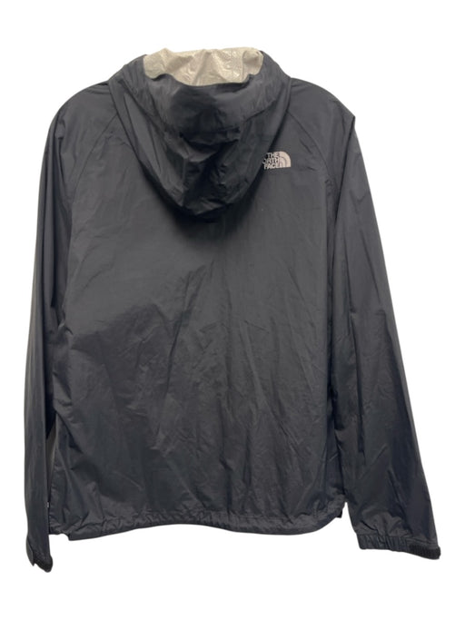 The North Face Size M Black Nylon Hooded Zip & velcro Jacket Black / M