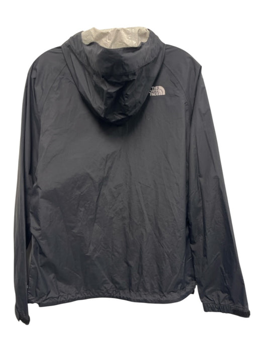 The North Face Size M Black Nylon Hooded Zip & velcro Jacket Black / M