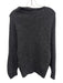 Brochu Walker Size XS Charcoal Gray Wool Blend Ribbed Knit High Neck Sweater Charcoal Gray / XS
