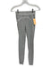Alo Yoga Size S / XS Gray & White Polyester Blend V Neck Heathered Logo Pant Set Gray & White / S / XS