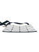 Bao Bao Issey Miyake White & Black PVC Foldable Geometric Zip Close Bag White & Black / S