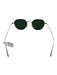 Maui Jim Silver & Blue Metal Frame Mirrored Round Sunglasses Silver & Blue
