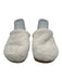 Alo Yoga Shoe Size 8 Cream Faux Sherpa Rubber Sole Logo Slip On Slippers Cream / 8