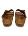 Birkenstock Shoe Size 39 Brown Leather Gold Tone Hardware Buckle Sandals Brown / 39