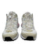 Salomon Shoe Size 8 cream, pink, white Synthetic Bungee Laces Running Sneakers cream, pink, white / 8