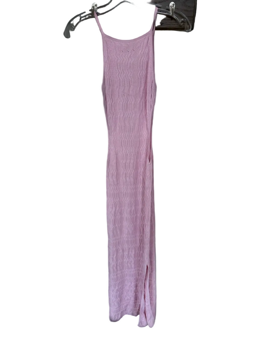 Devon Windsor Size XS Pale Purple Viscose Blend Spaghetti Strap Textured Dress Pale Purple / XS