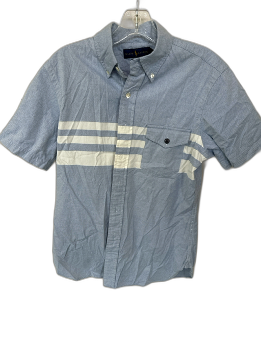 Ralph Lauren Size S Blue & White Cotton Striped Button Down Men's Shirt Blue & White / S
