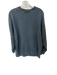 Anine Bing Size S Gray & White Cotton Long Sleeve Logo Crew Neck Sweatshirt Gray & White / S