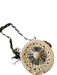 Soraya Hennessy Tan & black Straw Braided Strap Circle Toggle Canteen Bag Tan & black / S