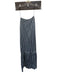 Elizabeth & James Size 8 Navy & white Viscose Spaghetti Strap Striped Maxi Dress Navy & white / 8
