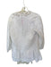 Sandro Size 34/XS White Cotton Long Sleeve Lace Detail Pleat Detail Poplin Dress White / 34/XS