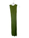 Atlein Size S Green Viscose Sleeveless Ribbed Maxi Dress Green / S