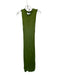 Atlein Size S Green Viscose Sleeveless Ribbed Maxi Dress Green / S