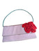 Loeffler Randall Peach & Red Sateen Envelope Flower Application Bag Peach & Red / XS