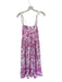 Peter Som Size 0 Purple & White Cotton Tie Straps Botanical Maxi Dress Purple & White / 0