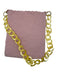 Soraya Hennessy Blush & Yellow Canvas Woven Rectangle Chain Strap Bag Blush & Yellow / XS