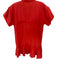 Hunter Bell Size M Orange Cotton Short Sleeve Drop Waist Button Down Dress Orange / M