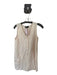 Hatch Size 1/S Cream Linen Blend Sleeveless Button Down Romper Cream / 1/S