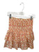 Cecilie Copenhagen Size S Yellow & Pink Cotton Smocked Flowers Mini Skirt Yellow & Pink / S