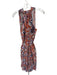 Mille Resort & Travel Size S Orange & Purple Cotton & Flax Sleeveless Maxi Dress Orange & Purple / S