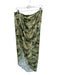 Baja East Size 1/S Green & Brown Polyester Palm Leaf Snap buttons Maxi Skirt Green & Brown / 1/S