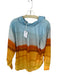 C/Meo Collective Size XS Blue & Orange Polyester Long Sleeve Ombre Top Blue & Orange / XS