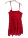 Lalibela Size L Red Cotton Spaghetti Strap Eyelet Side Zip Dress Red / L