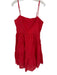 Lalibela Size L Red Cotton Spaghetti Strap Eyelet Side Zip Dress Red / L