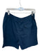 Saks Fifth Ave Size M Navy Cotton Solid Men's Shorts Navy / M
