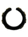 Chanel Black & Gold Resin Studded Wide Ring Black & Gold