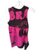 Farm Rio Size XXS Black & Pink Cotton Sleeveless Birds Palm Tree Dress Black & Pink / XXS