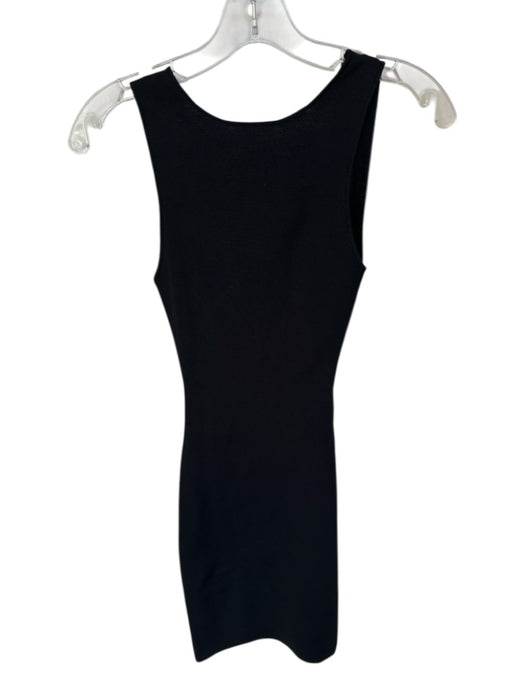 Bec & Bridge Size 2 Black Viscose Sleeveless Twist Mini Dress Black / 2
