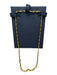 Celine Gold Metal Logo Long Necklace Gold