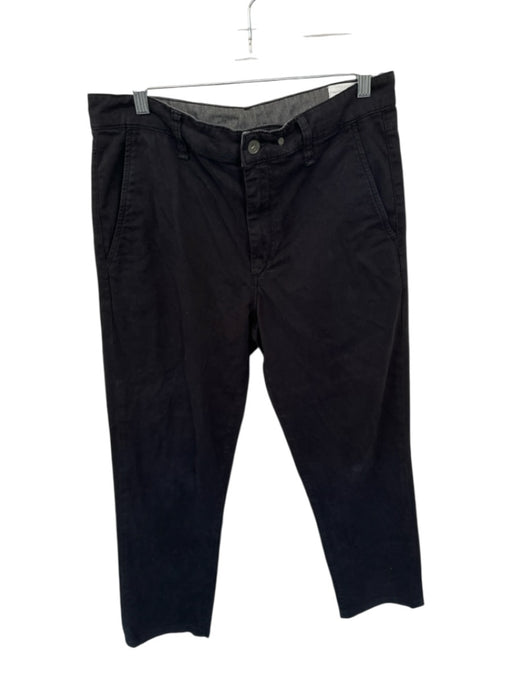Rag & Bone Size 32 Black Cotton Blend Solid Men's Pants Black / 32