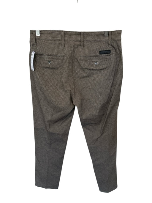AG Size 30x34 Brown & Taupe Print Cotton Blend Print Trouser Men's Pants Brown & Taupe Print / 30x34