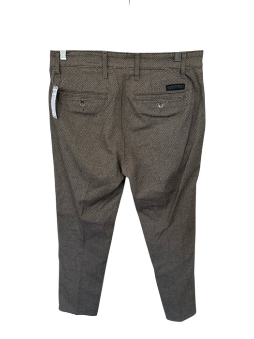AG Size 30x34 Brown & Taupe Print Cotton Blend Print Trouser Men's Pants Brown & Taupe Print / 30x34
