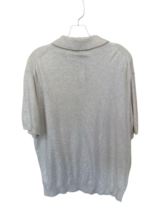 J. Crew Size XL Cream Cotton Men's Polo Cream / XL