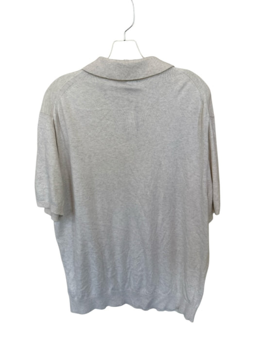 J. Crew Size XL Cream Cotton Men's Polo Cream / XL