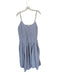Sea New York Size M Blue & White Cotton Spaghetti Strap Striped Maxi Dress Blue & White / M