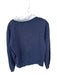 Sea New York Size S Navy & white Cotton Long Sleeve Collar Sweater Navy & white / S