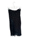A.L.C. Size S Black & White Viscose Side Zip Polka Dot Lace Detail Maxi Skirt Black & White / S