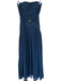 Hutch Size 4 Navy Polyester Strapless Padding Belted Maxi Dress Navy / 4